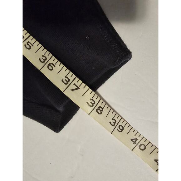 Abercrombie and Fitch Womens Medium Pants Joggers Sweatpants Fleece Navy Blue - Picture 11 of 13